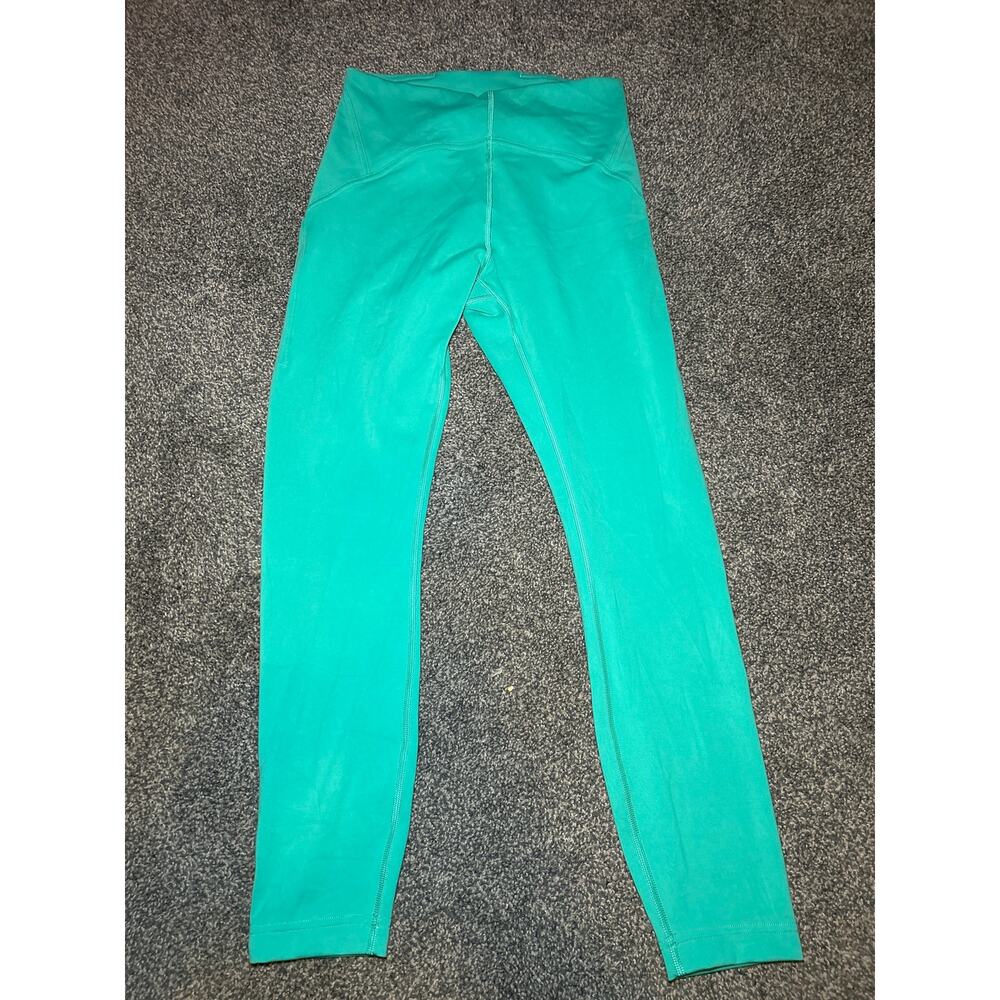 Wunder Train High-Rise Tight 25" Contour Fit size 6 Maldives green